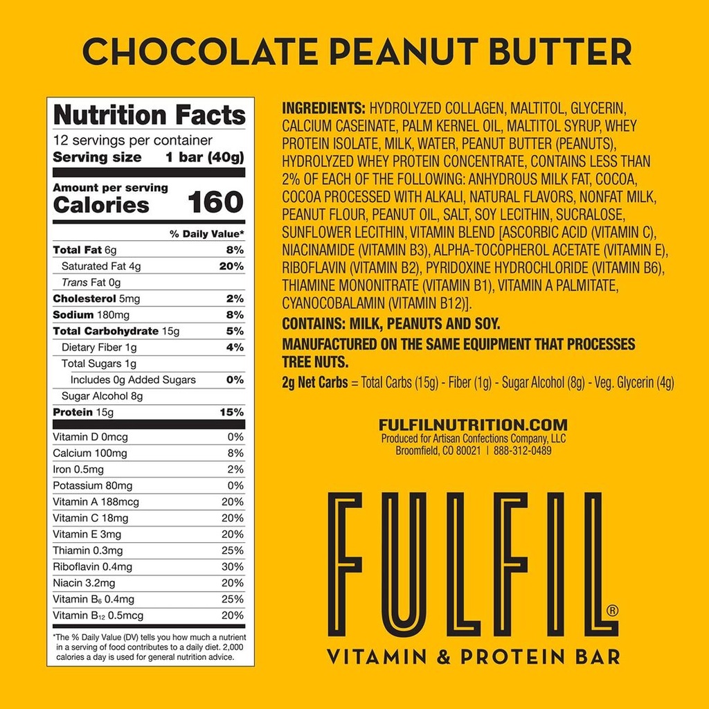 Fulfil - Vitamin & Protein Bars - 55g
