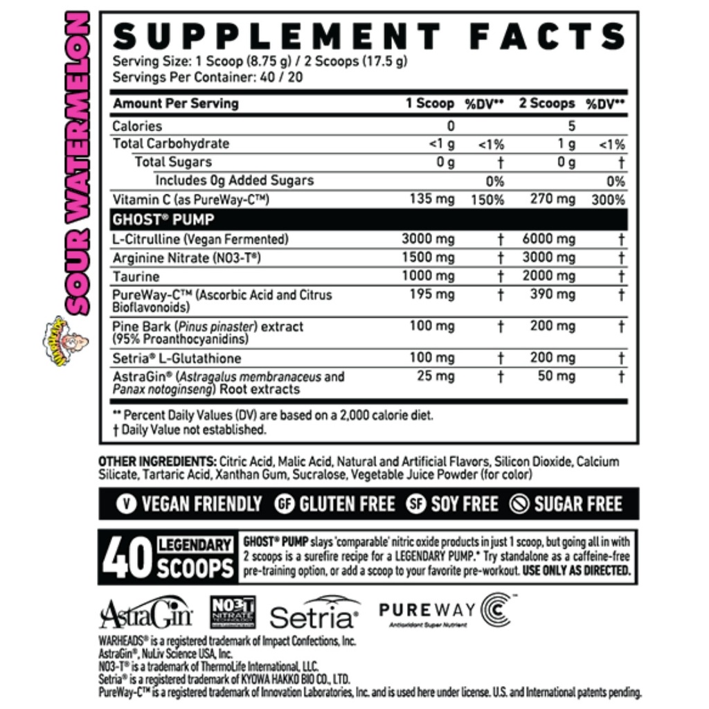 Ghost - Legend V2 Pre-Workout - 25 servings