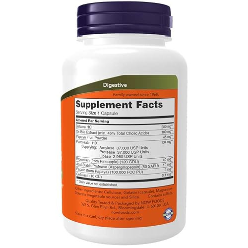 NOW - Super Enzymes - 180 Capsules