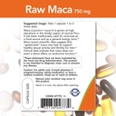 Now - Raw Maca 750 Mg - 90 Veg Capsules