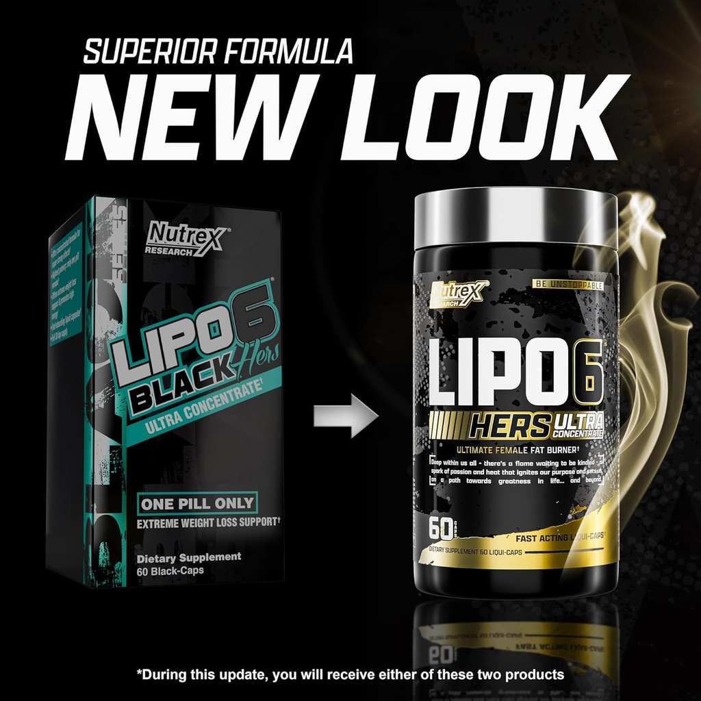 Nutrex Research - Lipo-6 Black Hers Ultra Concentrate - 60 Diet Pills