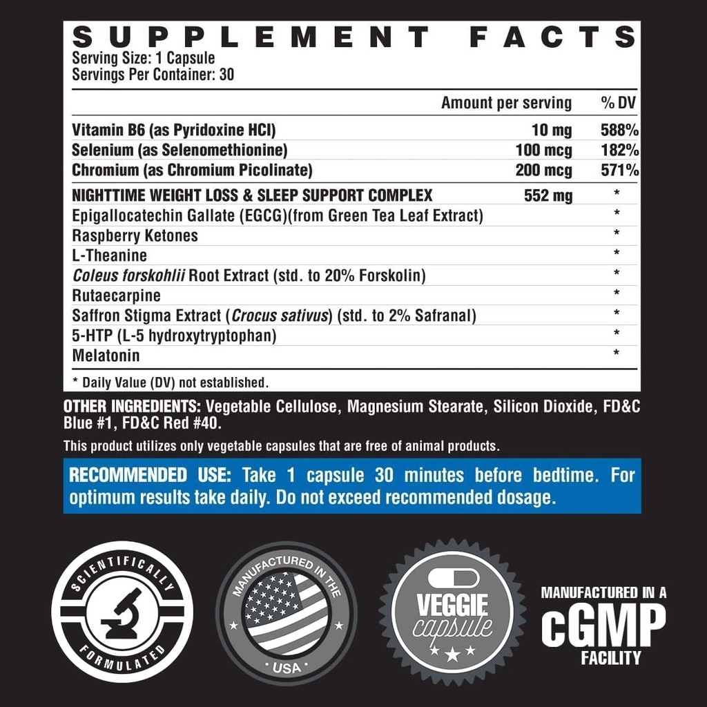 Nutrex Research - Lipo 6 Nighttime Fat Burner - 30 Capsule