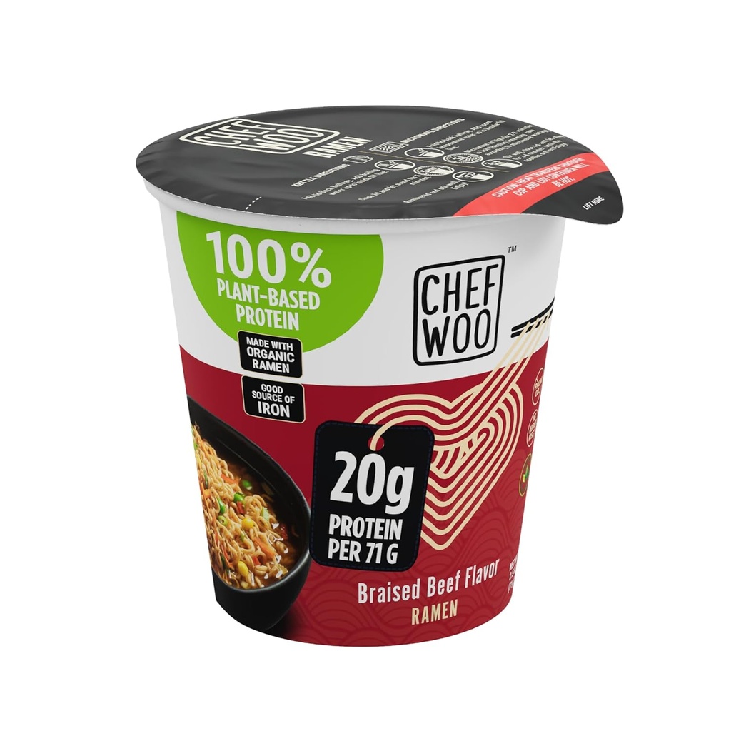 Chef Woo - 100% Plant Based Protein Noodles - 70g