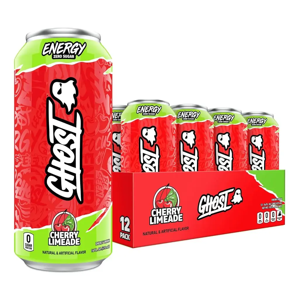 Ghost - Energy Drink - 473ml (1 PC, Cherry Limeade)