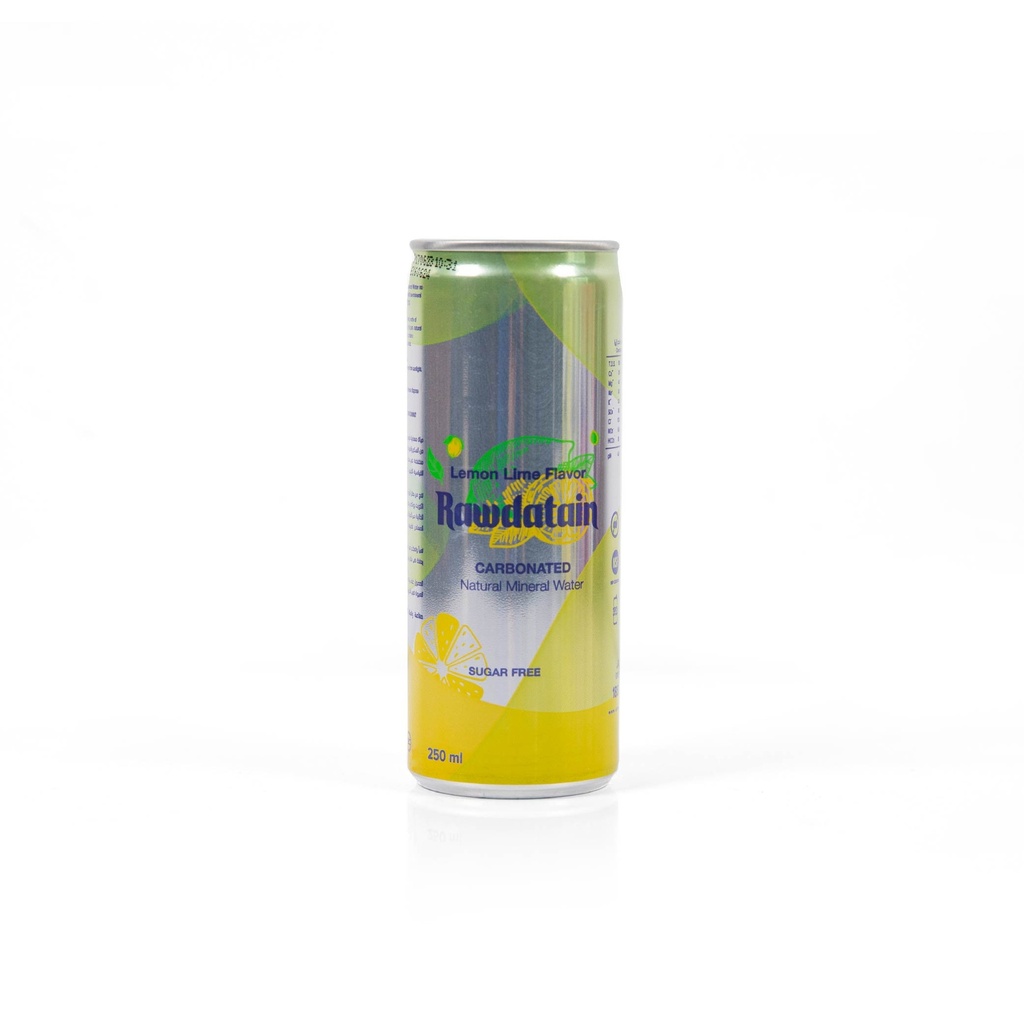 الروضتين - مياه معدنية طبيعية غازية - 250 مل (1 PC, الليمون الحامض)