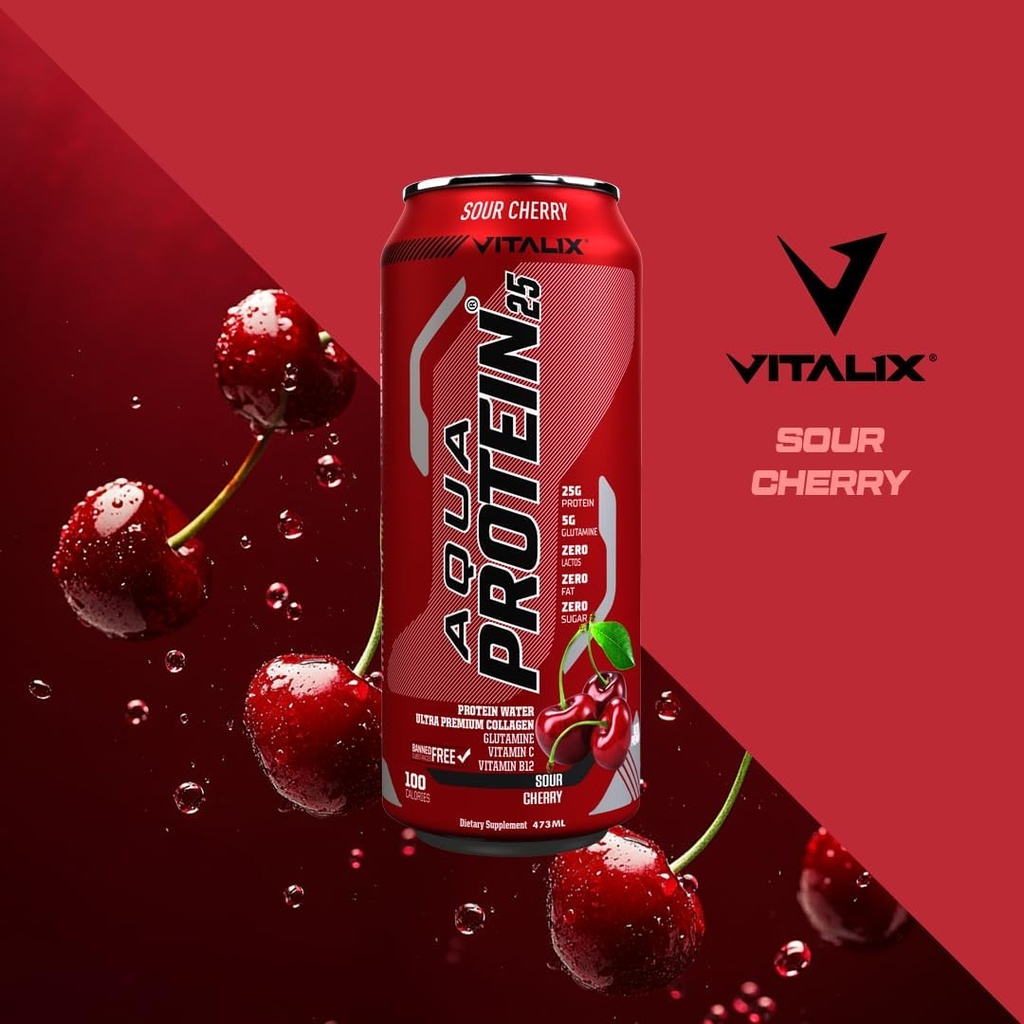 VITALIX - Aqua Protein Water with 25g Protein - 473 ml