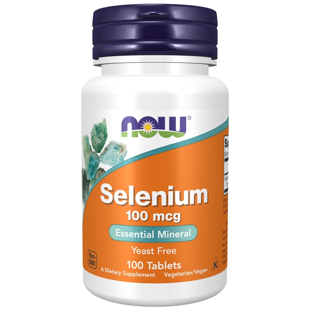 NOW - Selenium 100 mcg - 100 Tablets
