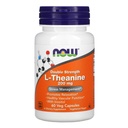 Now - L-Theanine 200 mg - 60 Veggie Capsules