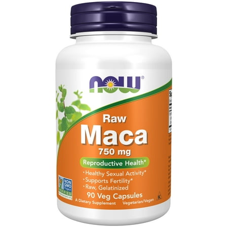 Now - Raw Maca 750 Mg - 90 Veg Capsules