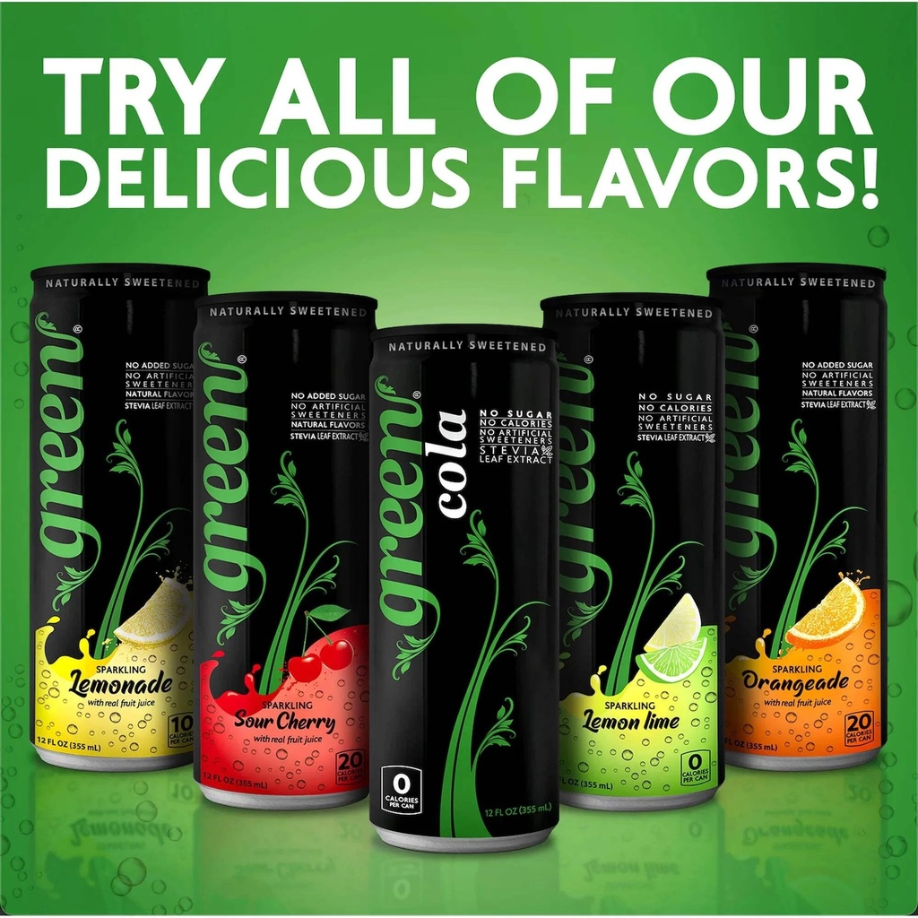 Green Cola - Carbonated Drink - 330ml