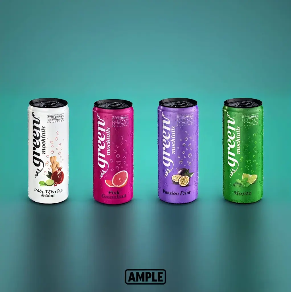 جرين كولا - مشروب غازي موكتيل أخضر - 330 مل