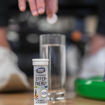 NOW - Effer-Energy Effervescent 10 Tablets (Energy 36mg caffeine)