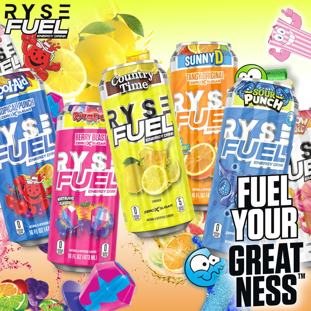 RYSE Fuel - Sugar Free Energy Drink - 473 ml