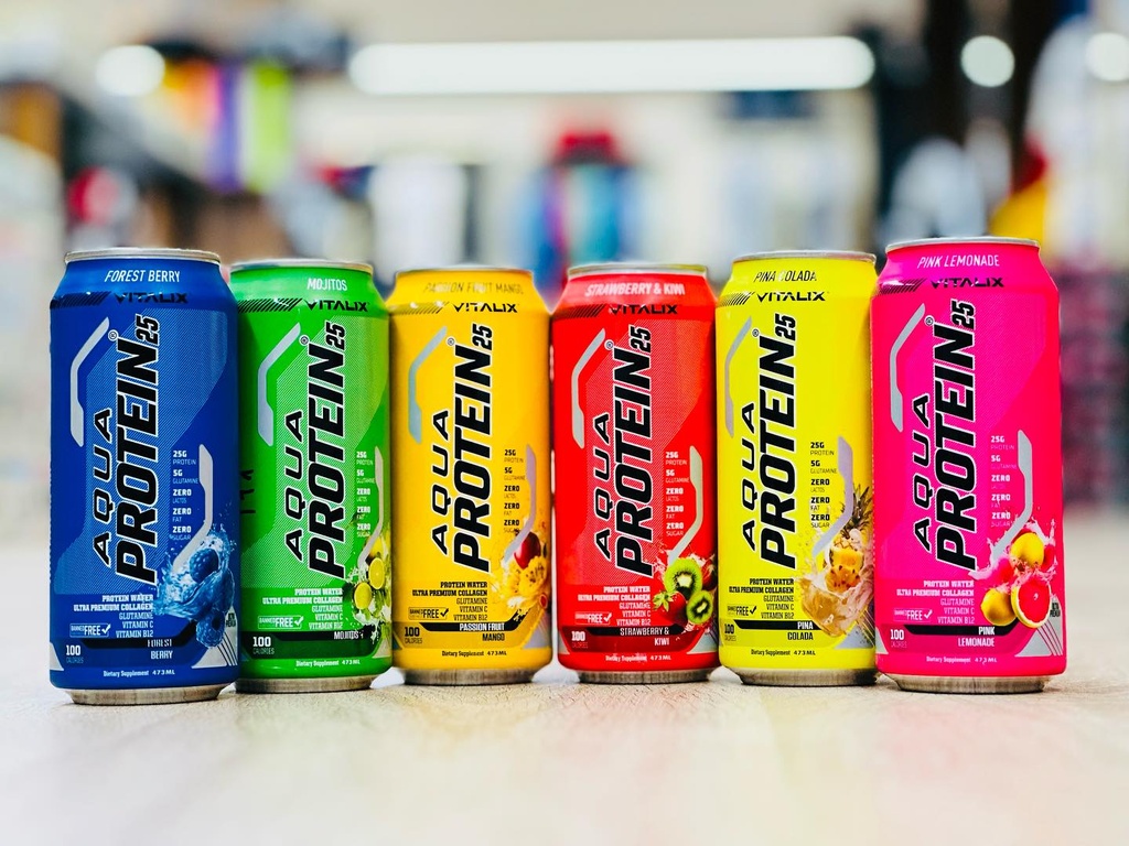 في فيتاليكس - أكوا بروتين مائي مع 25 جرام بروتين - 473 مل