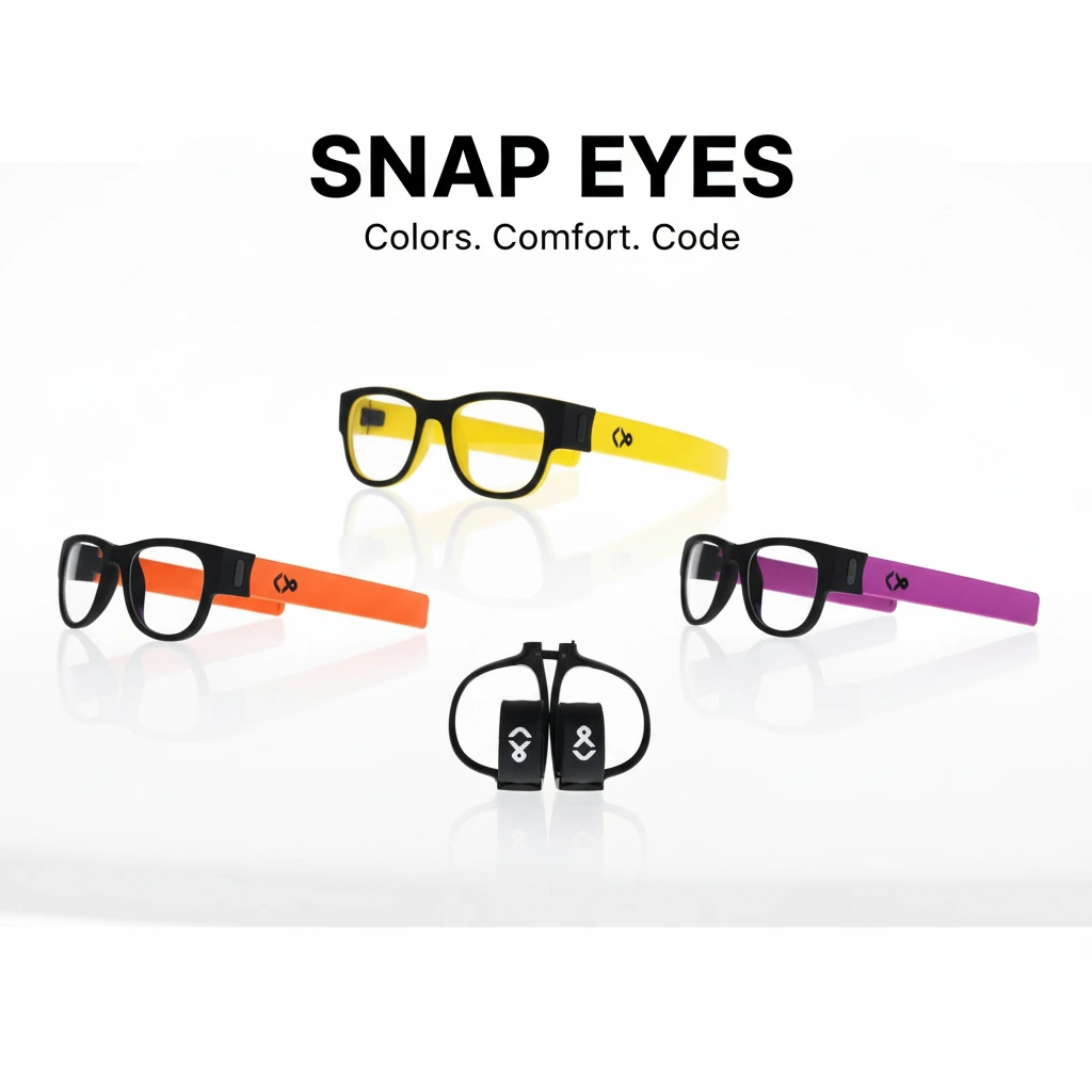 Chiik Glasses - UV400 Protection Flexible Clear Lense Glasses