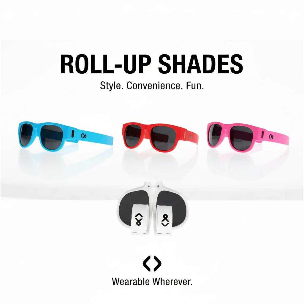 Chiik Glasses - UV400 Protection Flexible Sunglasses (Full Color Frame)